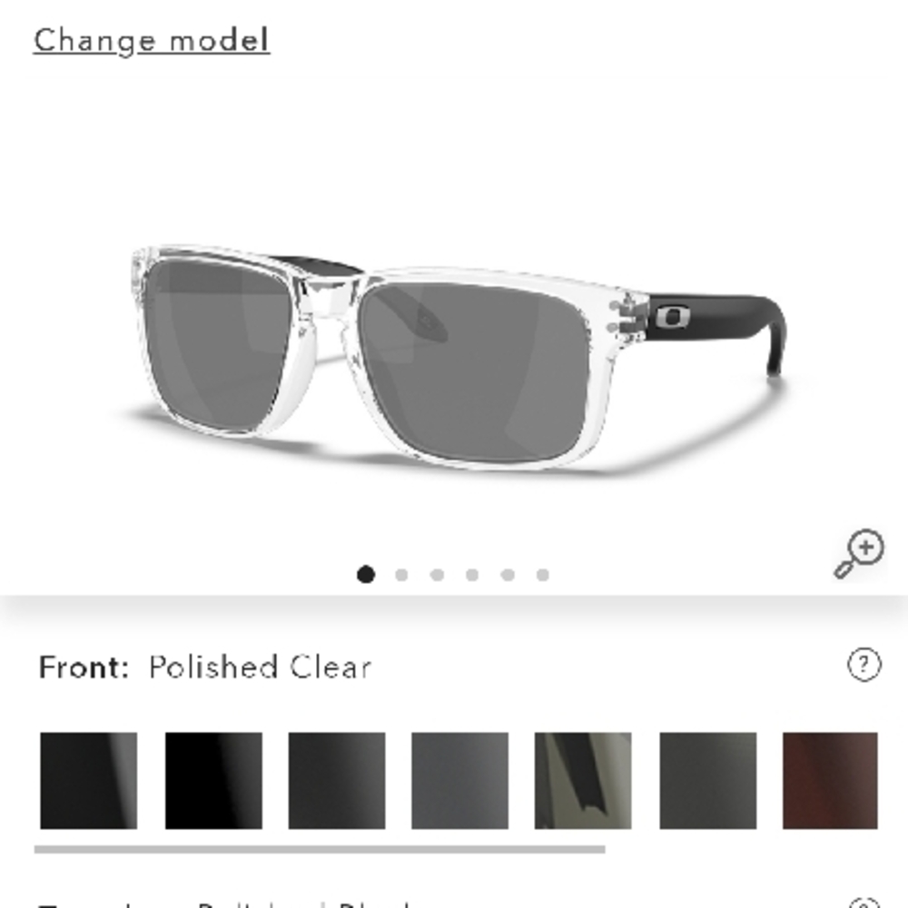 Oakley Polished Clear Sunglasses